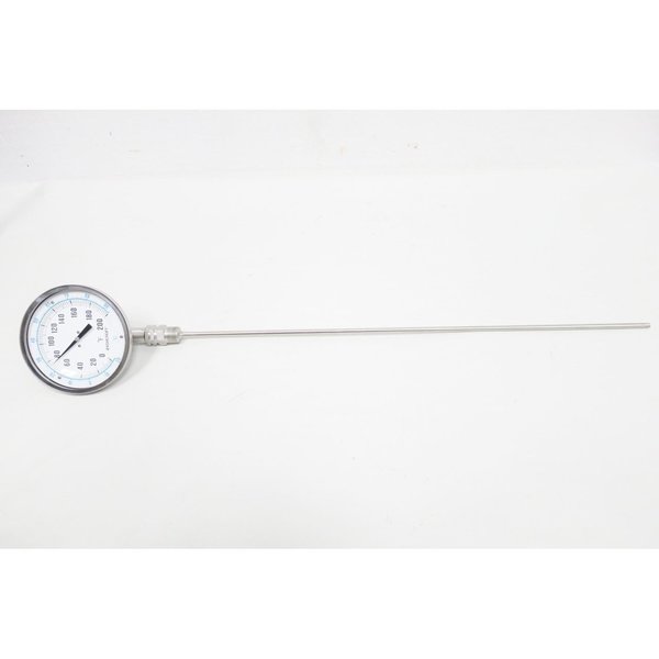 Ashcroft 5IN 1/2IN 24IN 0-200F NPT BIMETAL THERMOMETER 50EI60L240